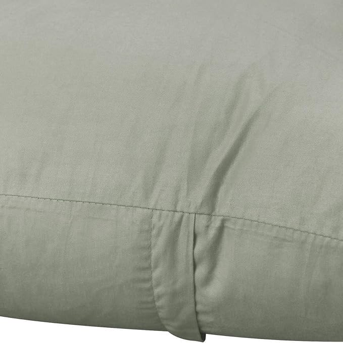 4-Pack 100% Cotton Comfortable Solid Decorative Throw Pillow Case, Thmyo Square - Image 9