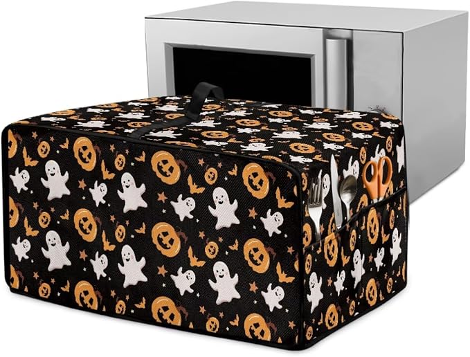 Halloween Toaster Oven Dust Cover Protective Microwave Oven Cover by HwzdsyxlCreativeHomeDecor
