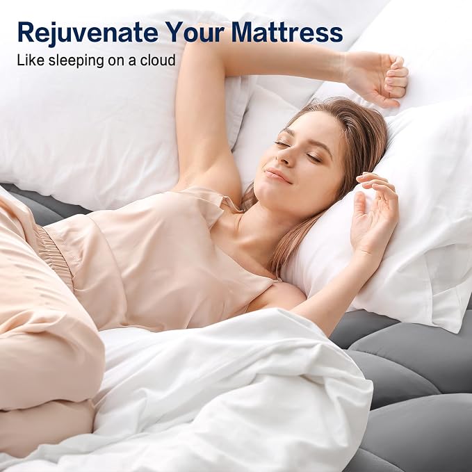 SOPAT Mattress Topper Cal King Size Extra Thick Mattress Pad 8-21" Deep Pocket - Image 5