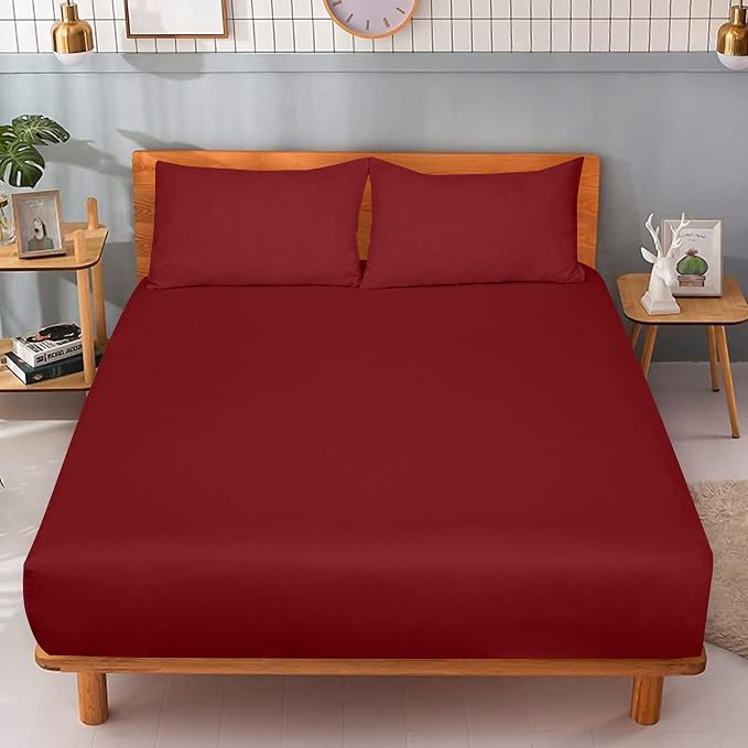ROYALE LINENS 300 Thread Count 100% Long Staple Combed Cotton Fitted Sheet Twin - Image 9