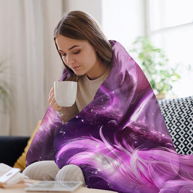 Pink Fox Throw Blanket Fox Blankets Gifts - Image 5