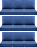 Luxury 6" Outdoor Cushions for Patio Furniture, Fade Resistant Couch Chair by Pugire