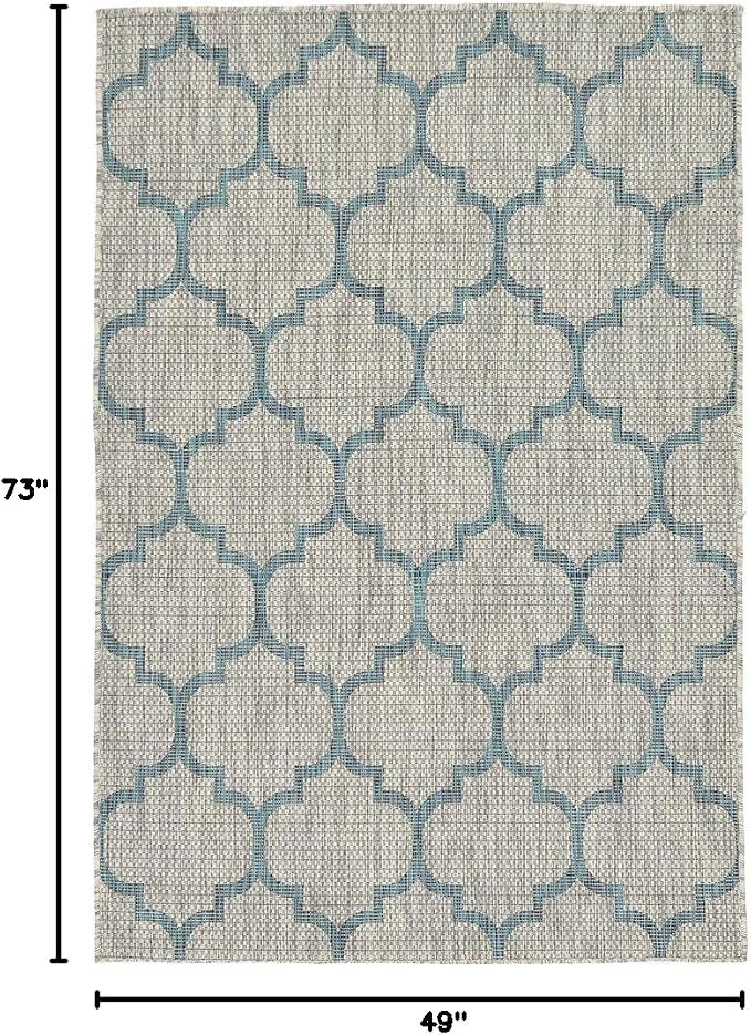 Unique Loom Outdoor Trellis Collection Area Rug - Image 2
