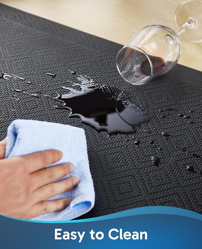 Ophanie Anti Fatigue Cushioned Mat, 3/4 inch Thick, 20x48 Kitchen Mats - Image 5
