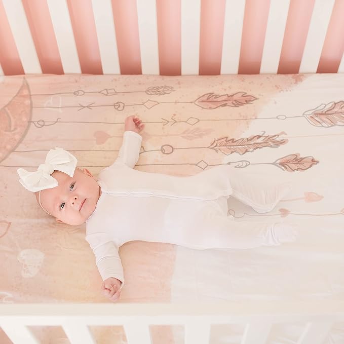 JumpOff Jo - Fitted Crib Sheet, Super Soft 100% Cotton Sheet - Image 5