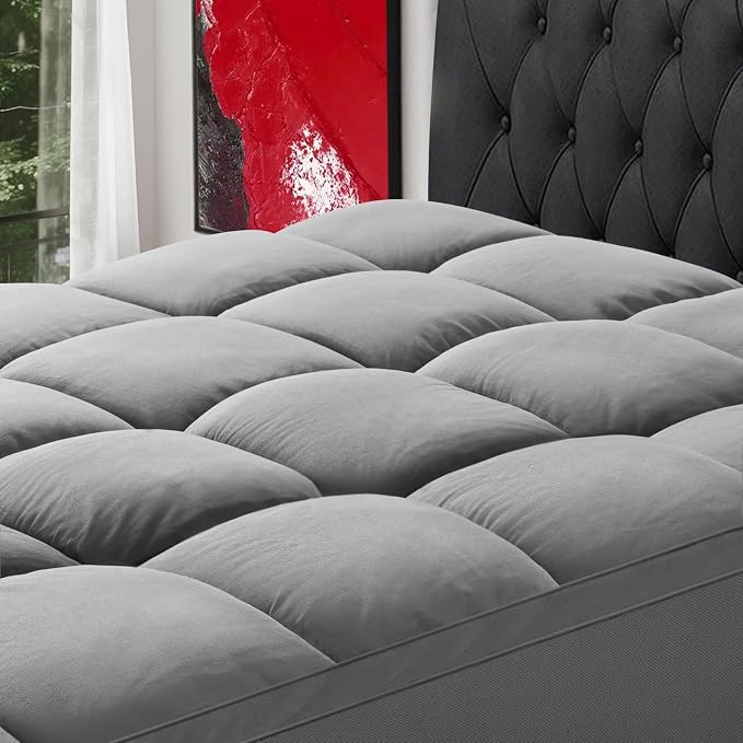 SOPAT Mattress Topper Cal King Size Extra Thick Mattress Pad 8-21" Deep Pocket by SOPAT