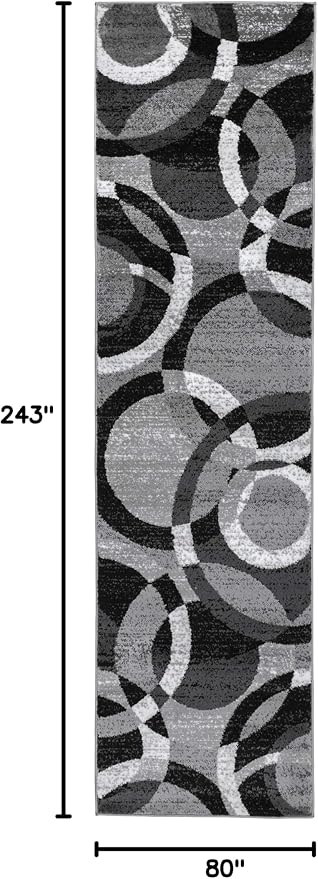 Rugshop Contemporary Abstract Circles Perfect - Image 2