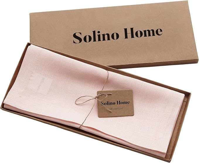 Solino Home Linen Pink Table Runner 60 Inches - Image 5