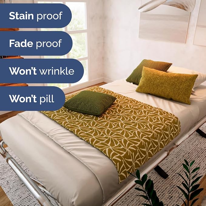 Cot Sheet Set 30” x 75” – 4 Piece Cot Size Narrow Twin Mattress Sheets – Ideal - Image 8