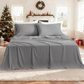 Full Sheet Set - 4 Piece Silky Soft Breathable Bed Sheet & Pillowcase Set by COZYSMILE