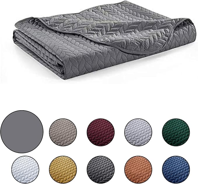 IR Imperial Rooms 8 Pack Quilt King Size Bedding - Image 7