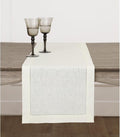 Solino Home Linen Ivory Table Runner 132 Inches Long by SolinoHome