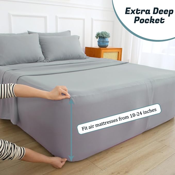 Extra Deep Pocket Twin Sheet Set - Image 3