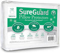 Set of 2 Travel Size SureGuard Pillow Protectors by SureGuardMattressProtectors