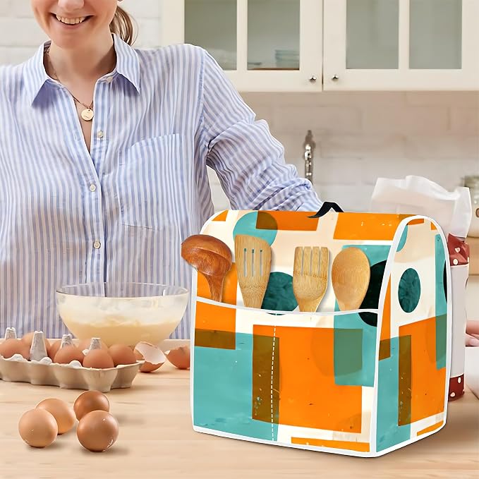 Mixer Dust Cover for 6-8 Qt Stand Mixer, Cloth Cover - Image 4