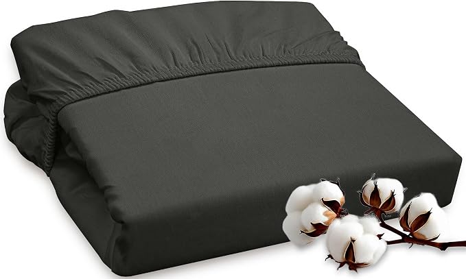ROYALE LINENS 300 Thread Count 100% Long Staple Combed Cotton Fitted Sheet Twin by ROYALELINENS