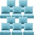 Luxury 6" Outdoor Cushions for Patio Furniture, Fade Resistant Couch Chair by Pugire