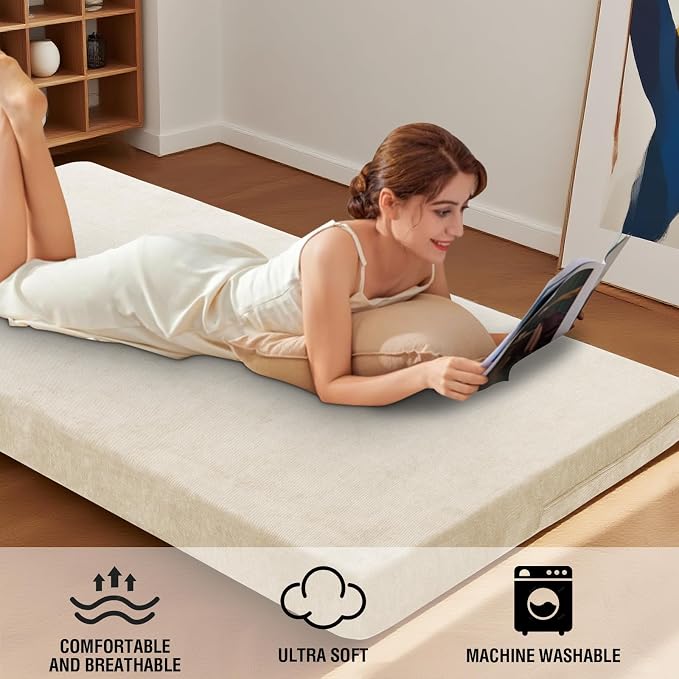 H.VERSAILTEX Queen Size Armless Futon Mattress Covers - Image 3