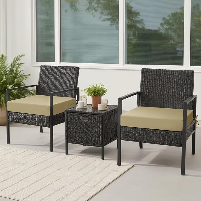 idee-home Outdoor Cushions for Patio Furniture, Outdoor Seat Cushion, - Image 3