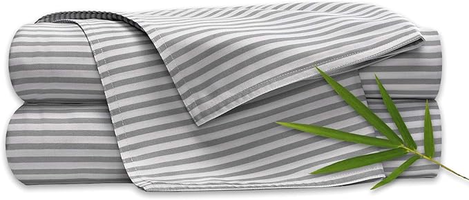 Pure Bamboo King Sheets, Genuine 100% Organic Viscose Derived from Bamboo Bed by PureBamboo