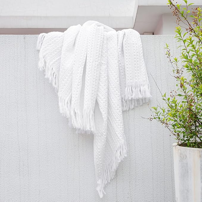100% Cotton Waffle Blanket - Image 8