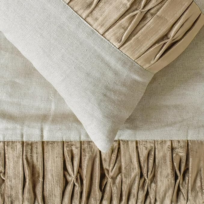 The HomeCentric King/Queen/Twin Brown Luxury Queen 74"x18" Bed Runner - Image 2