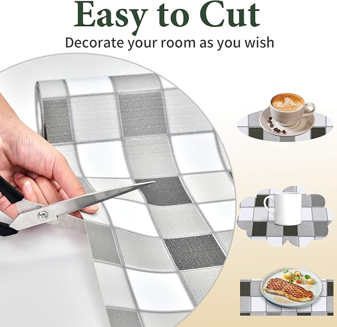 Drawer and Shelf Liner for Kitchen Cabinet: 12 in X 30 Ft Non Slip Waterproof - Image 8