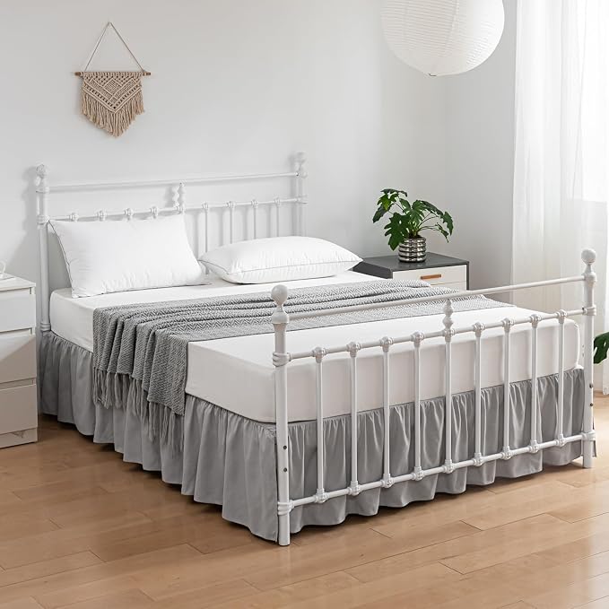Bed Skirt Queen Size Ruffled Bed Skirt - Image 3