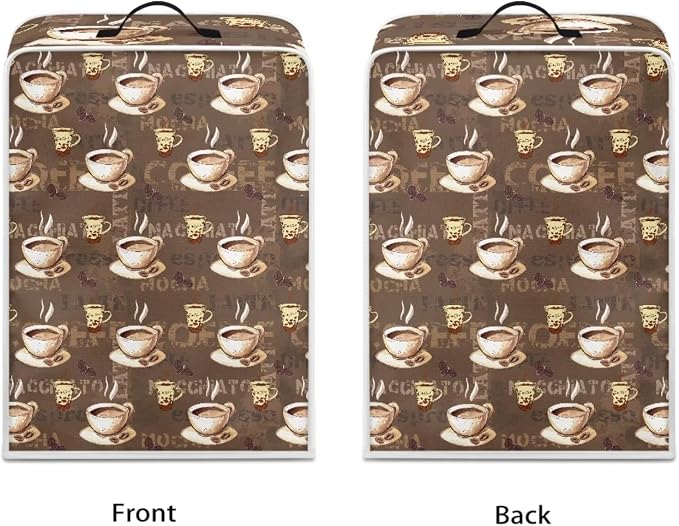 Coffee Maker Cover Dust Cover Washable Dustproof Kitchen Appliance Covers - Image 2