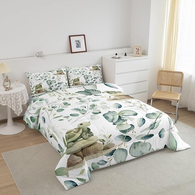 Erosebridal Kawaii Turtle Bedding King Size - Image 3