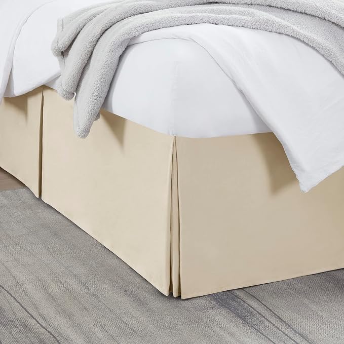 Nestl Cream Bed Skirt King Size by Nestl