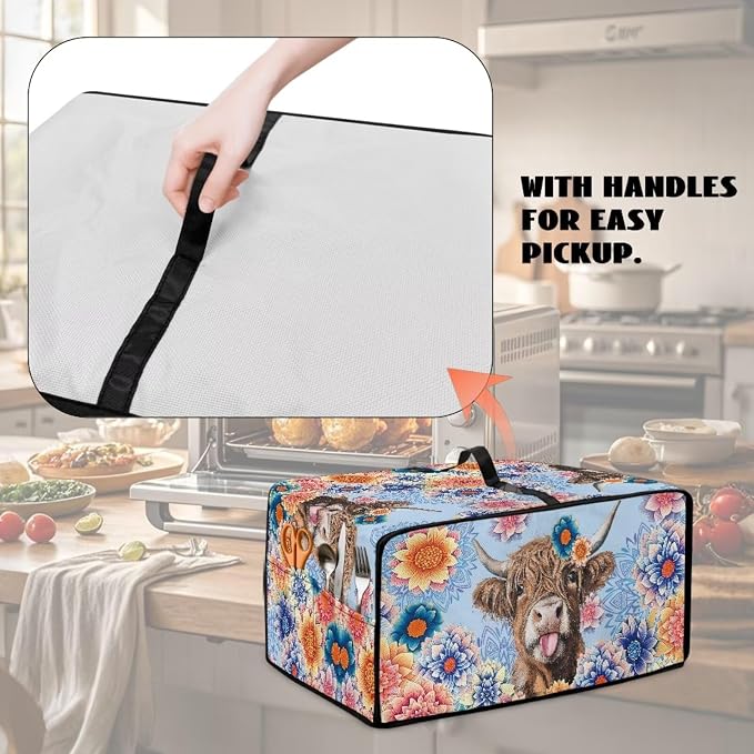 Microwave Oven Cover Heavy Duty Microwave Oven Dust Cover - Image 5