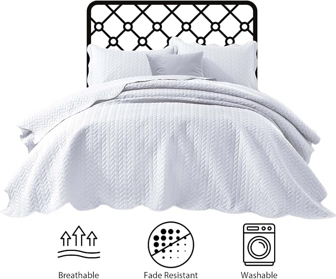 IR Imperial Rooms California King Quilt Bedding Set Size + 2 Pillow Shams - Image 8