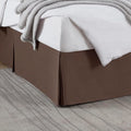 Nestl Dark Brown Full XL Bed Skirt by Nestl