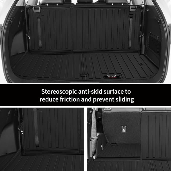Custom for 2020-2025 2026 Toyota Highlander Trunk Cargo Mats - Image 2