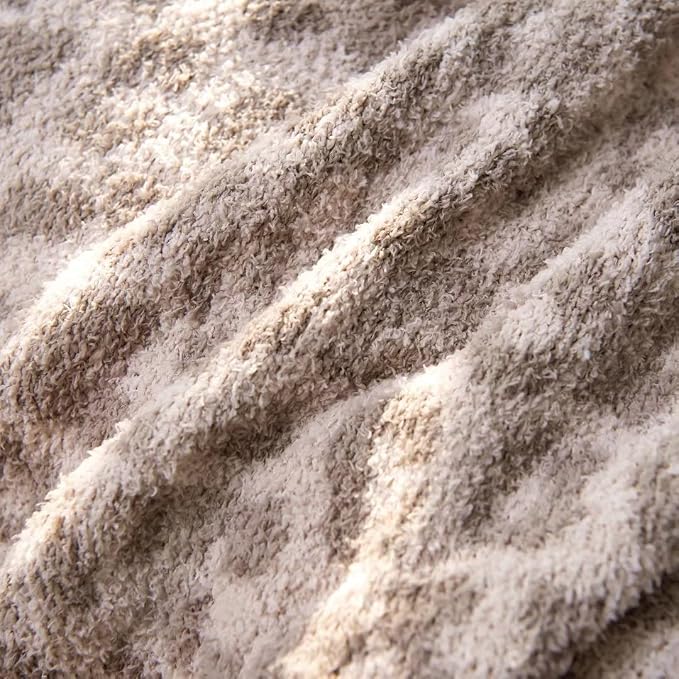 Soft Fuzzy Fluffy Leopard Knitted Throw Blanket, Cozy Plush Fleece Comfy - Image 5