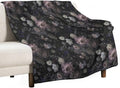 Vintage Gothic Floral Blanket by JanJCurt