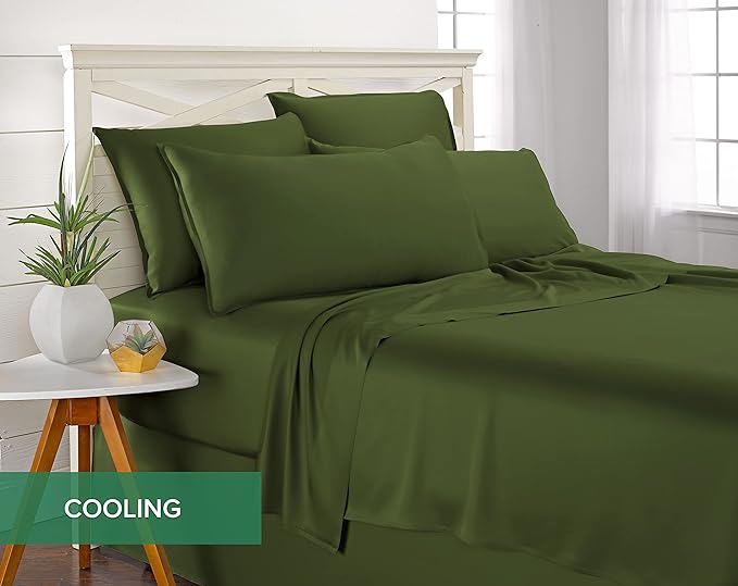 Pure Bamboo Split King Sheets, Genuine 100% Organic Viscose Derived from Bamboo - Image 4