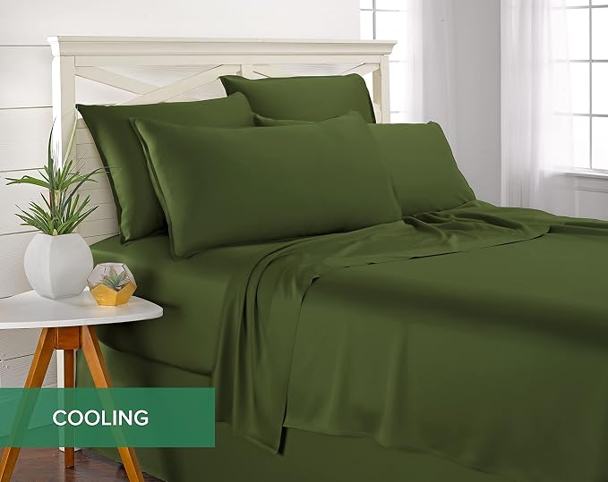 Pure Bamboo Full Sheets, Genuine 100% Organic Viscose Derived from Bamboo Bed - Image 5