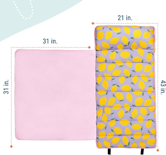 Wildkin 43-inch Kids Nap Mat – Soft Microfiber Toddler Sleeping Mat - Image 4