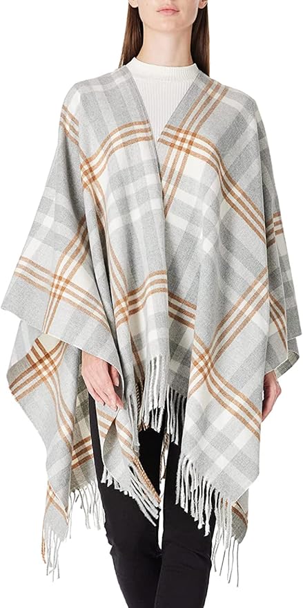Breezy Lane Women's Shawl Wraps Warm Poncho Ruana Wrap Cardigan - Image 5