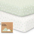 KeaBabies 2-Pack Baby Crib Sheets by KeaBabies
