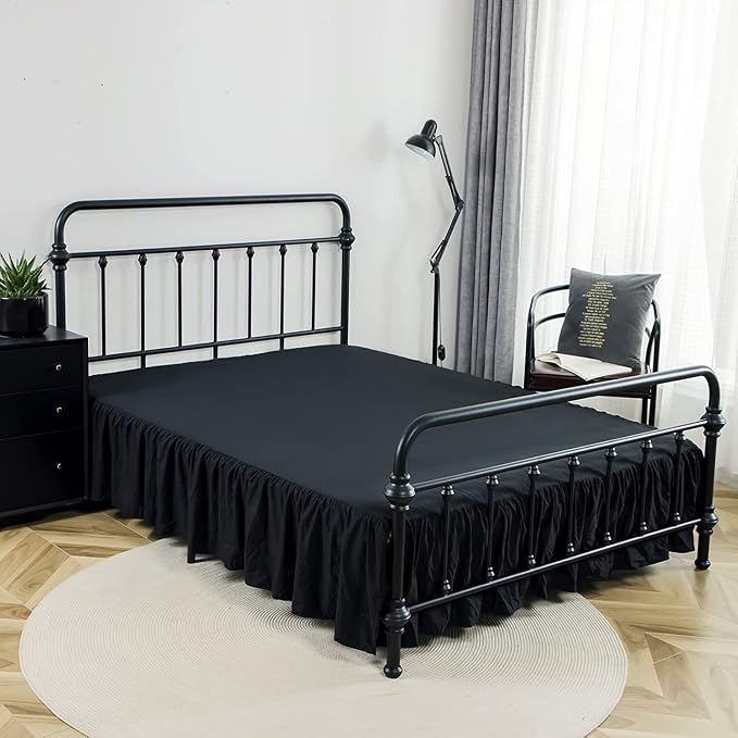 Bed Skirts Queen Size Ruffled Bed Skirt - Image 3