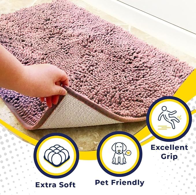 Muddy Mat® Shown on TV – Super Absorbent Door Mat Indoor, Microfiber Quick Dry - Image 2