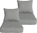 Goodgoods 24x24 inch Outdoor/Indoor Deep Seat Patio Cushions Set of 2 Resilient by Goodgoods