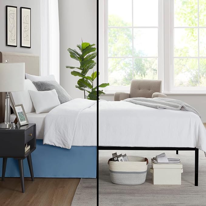 Nestl Blue Heaven Bed Skirt Cal King Size - Image 6