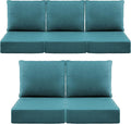 Luxury 6" Outdoor Cushions for Patio Furniture, Fade Resistant Couch Chair by Pugire