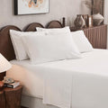 100% Linen Sheet Set Queen Size Extra Deep Pocket Fits 18-24 Inch Mattress by overket