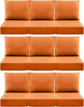 Luxury 6" Outdoor Cushions for Patio Furniture, Fade Resistant Couch Chair by Pugire