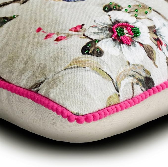 The HomeCentric King/Queen/Twin Pink & Purple Luxury Queen 74"x18" Bed Runner - Image 7